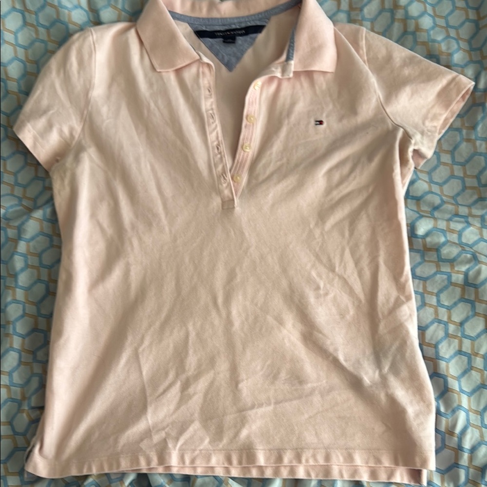 Tommy Hilfiger Kids Peach Polo Shirt